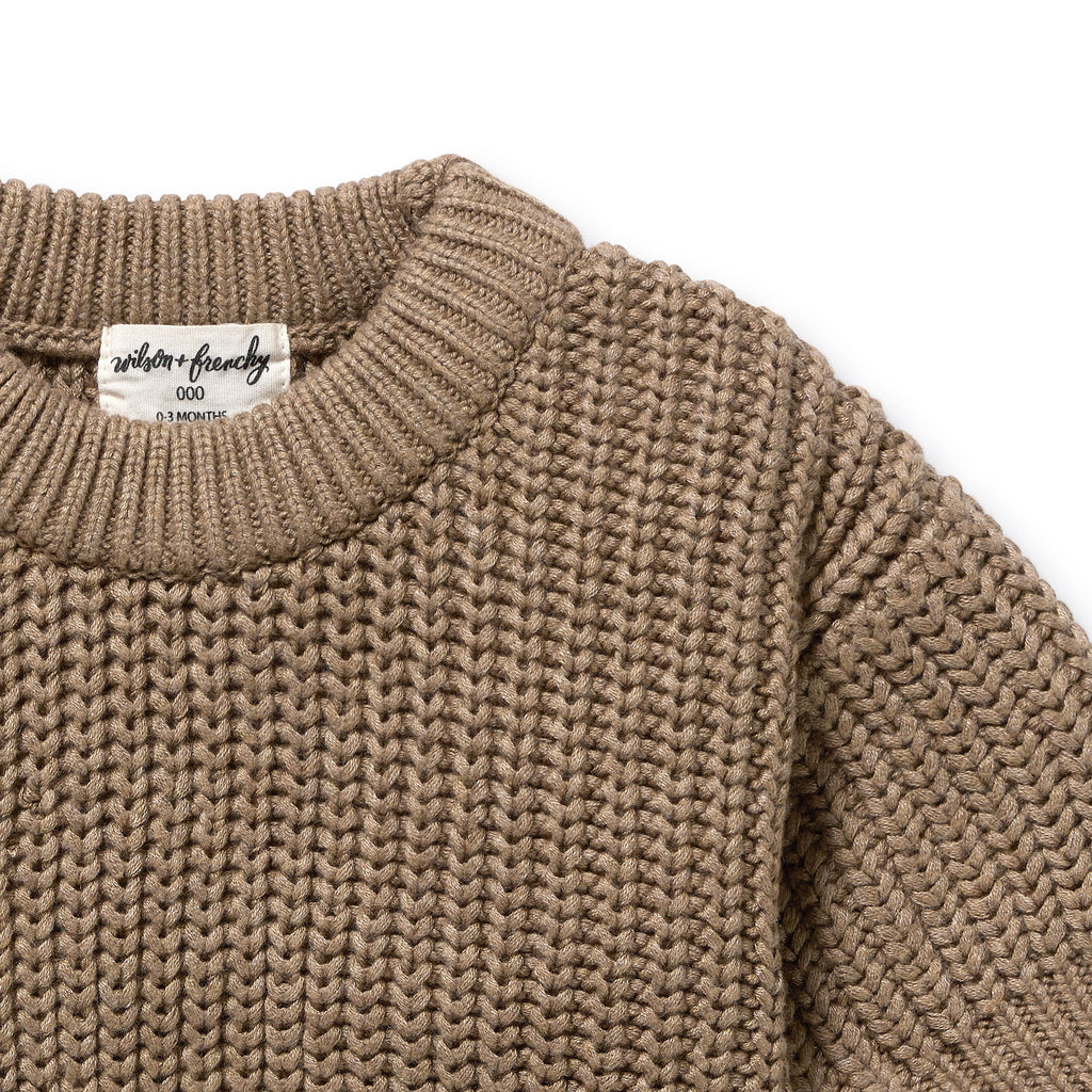 Chestnut Organic Knitted Jumper