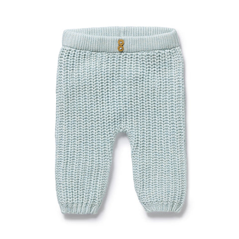 Cloud Blue Organic Knitted Legging