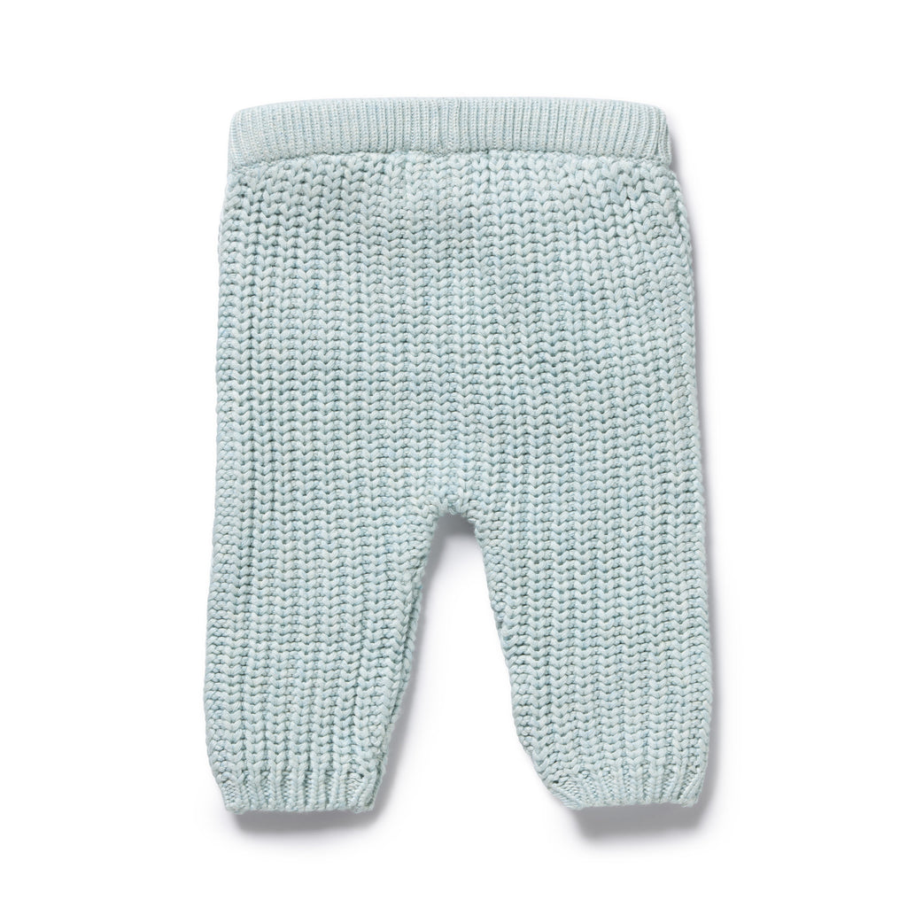 Cloud Blue Organic Knitted Legging