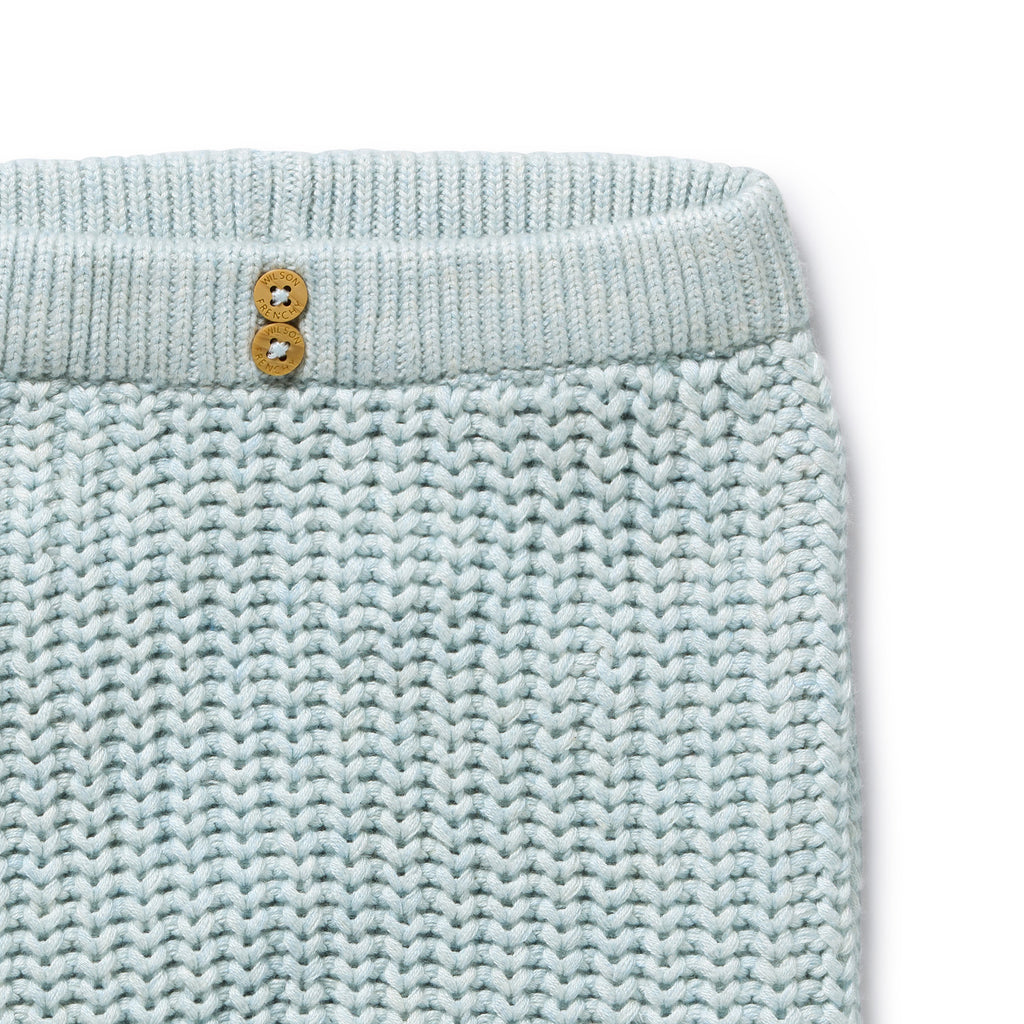 Cloud Blue Organic Knitted Legging