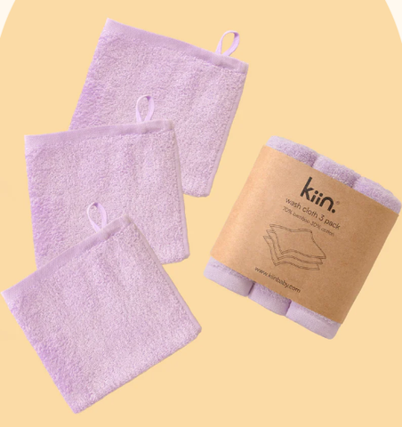 Wash Cloth Pack Of 3 - Lilac