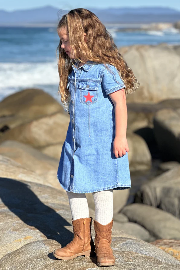 Western Denim Dress