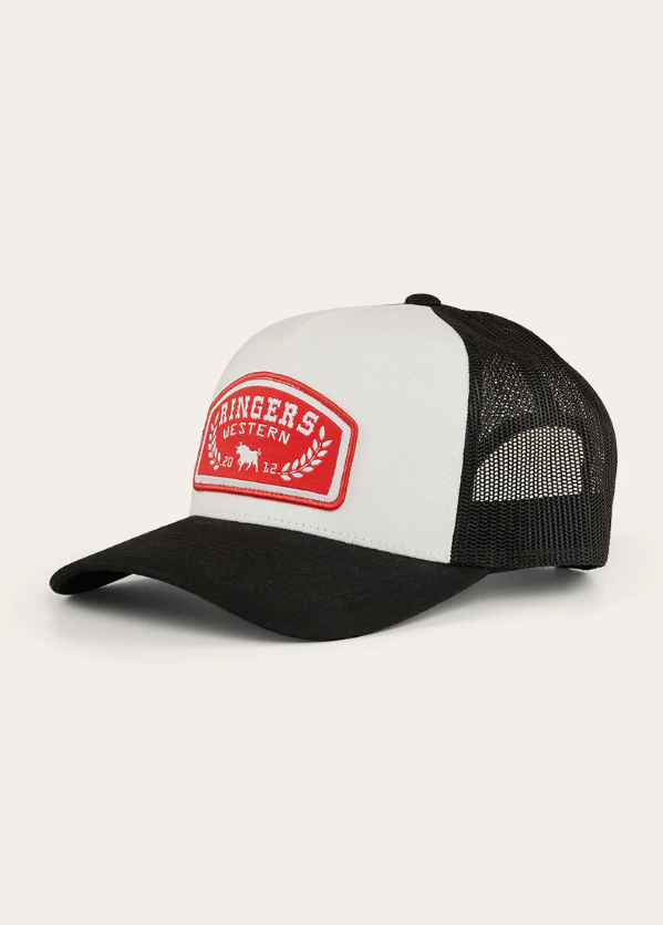 Wheatbelt Trucker Cap - White / Red