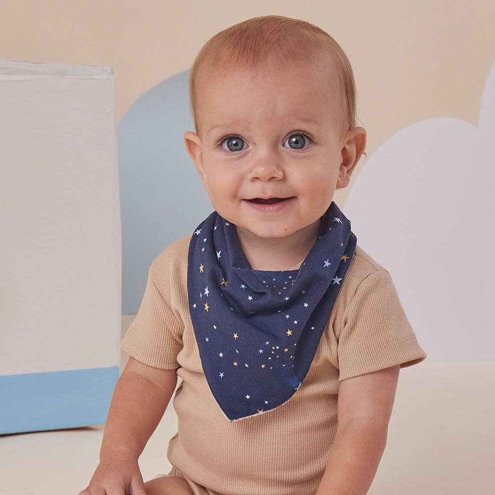 Starry Night Organic Dribble Bib