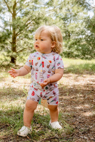 Very Aussie Zip Romper