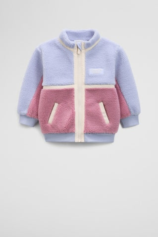Sherpa Zip-Through Jacket - Pink