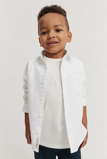 Organically Grown Cotton Oxford Shirt