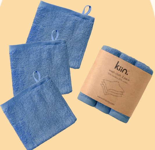 Wash Cloth Pack Of 3 - Blue Shadow