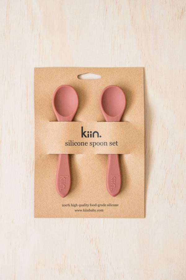 Silicone Spoon Twin Pack - Rosewood