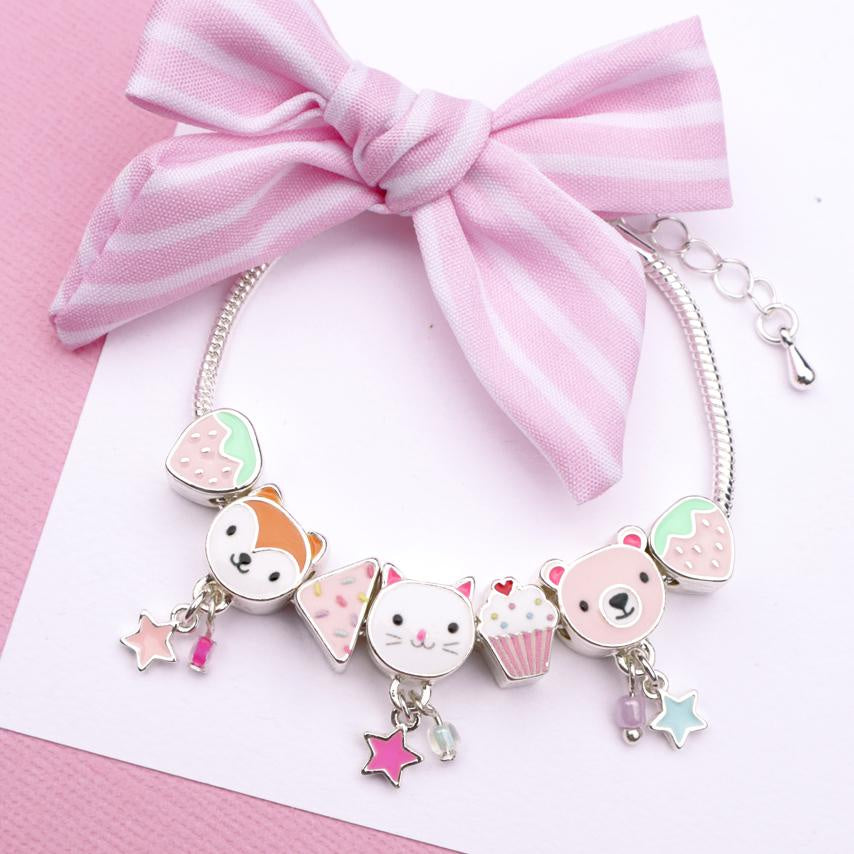 Forest Friends Tea Party Charm Bracelet