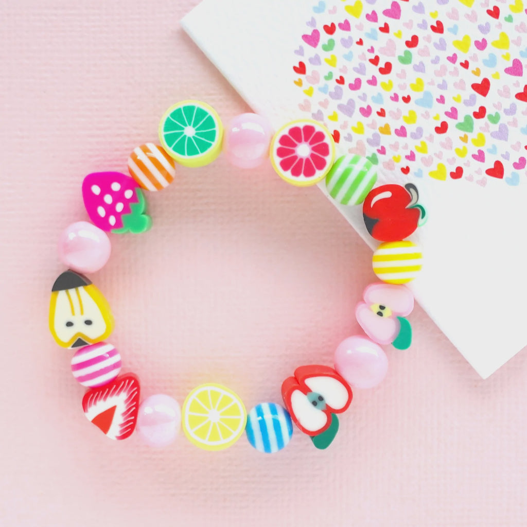 Rainbow Fruit Elastic Bracelet