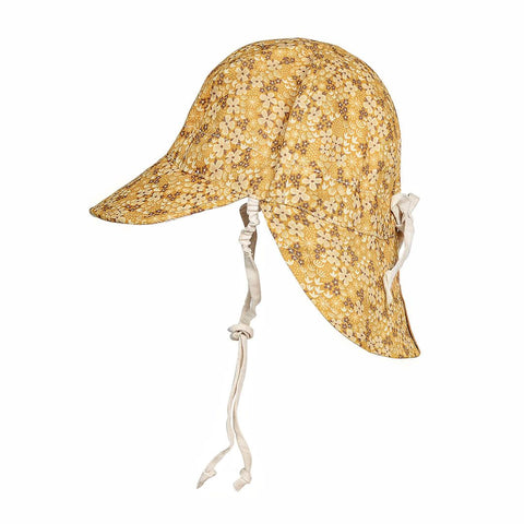 Lounger Baby Reversible Flap Sun Hat - Farah/Flax