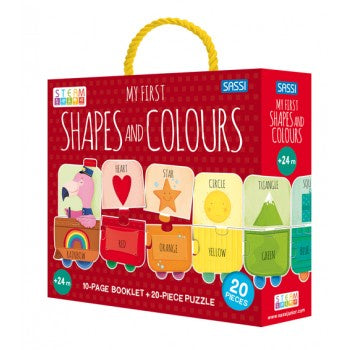 My First Shapes/ Colours Puzzle Book Set, 1 Metre