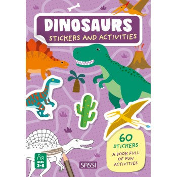 Stickers & Activity Book - Dinosaurs