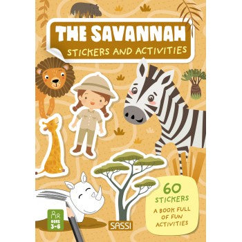 Stickers & Activity Book - Savannah