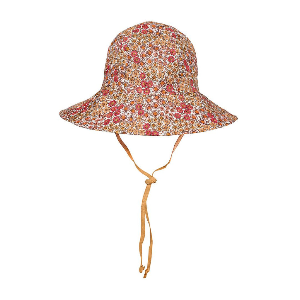 Wanderer Reversible Panelled Bucket Sun Hat - Melody/Maize