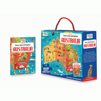Travel, Learn + Explore - Puzzle & Book Set - Australia