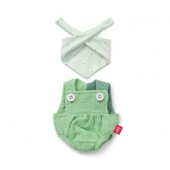 Miniland Clothing Forest Overalls & Headscarf (for 21cm doll)