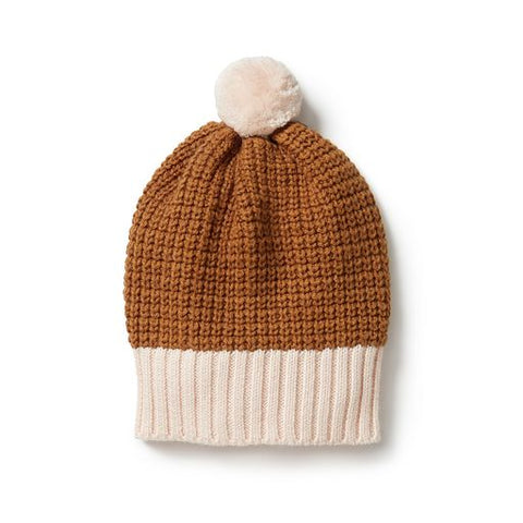 Knitted Spliced Hat - Spice